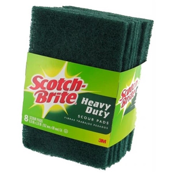 Pinpoint Scotch-Brite Heavy Duty Scour Pad, 8PK - PI5097
