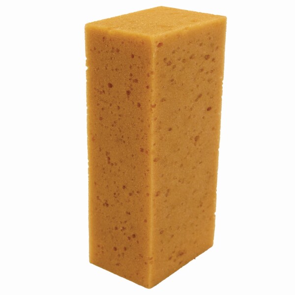 Unger Fixi-Clamp Sponge, 8.5 in. x 4 in. x 2.75 in., Yellow, 10PK - UNGSP010