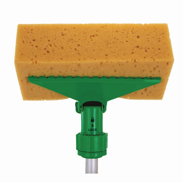 Unger Fixi-Clamp Sponge, 8.5 in. x 4 in. x 2.75 in., Yellow, 10PK - UNGSP010
