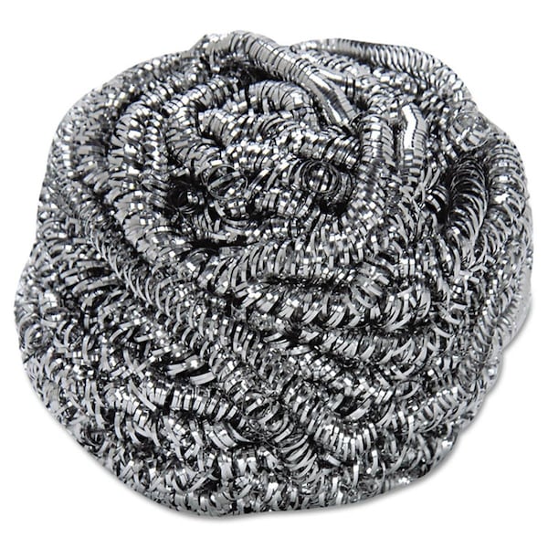 Pinpoint BWK50 2.5 x 2.75 in. Stainless Steel Scrubber, Gray, 12PK - PI2491352