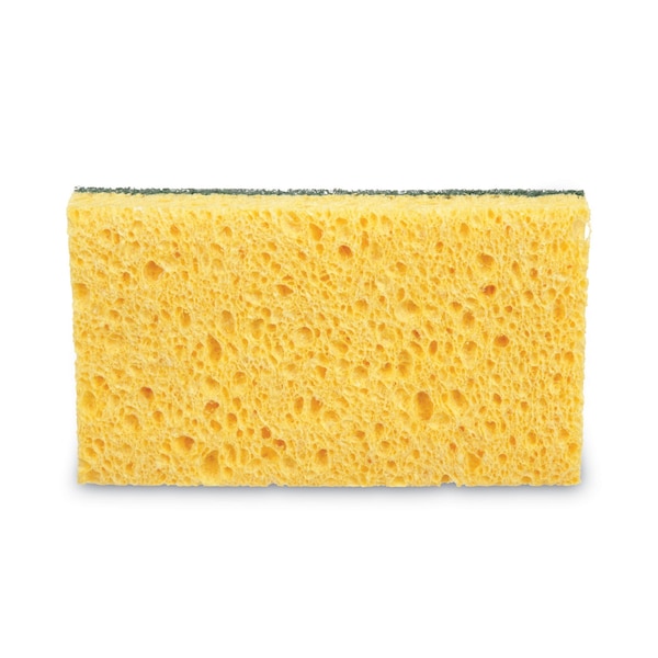 3M Niagara Medium Duty Scrubbing Sponge 74N, 3.6 x 6, 1" Thick, Yellow/Green, PK20 PK - 74N