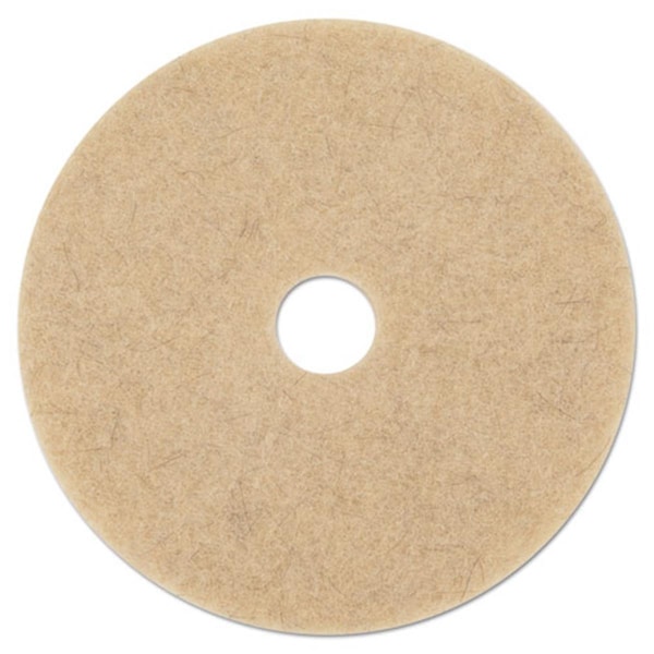 Pinpoint 21 in. Ultra High-Speed Hair Extra Floor Pad, Natural - PI1736263
