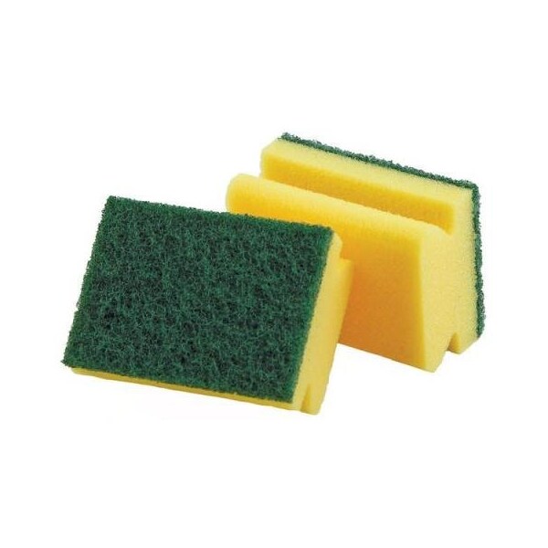 Libman Libman Commercial Heavy Duty Heavy Duty Scrubber, Yellow/Green - - 64