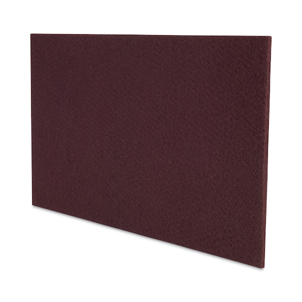 Boardwalk Deep Scrub Pads, 28 x 14, Maroon, 10PK - 7100151257