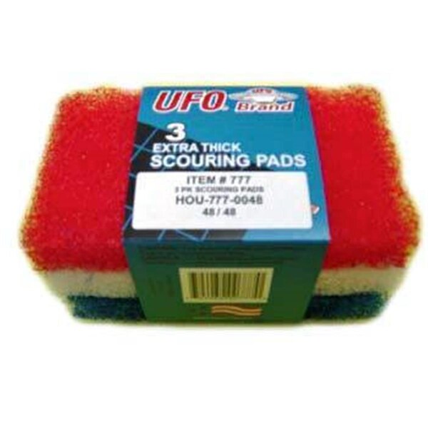 Ufo 777-0048 PE 1 in. Thick Scouring Pads, 48PK - 777-0048  (PE)