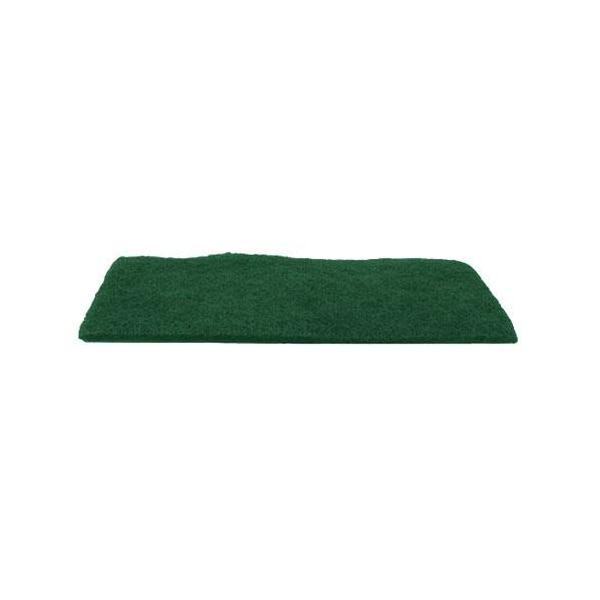 Winco 6 in x 9 in Green Scour Pad, PK6 - SP-96N