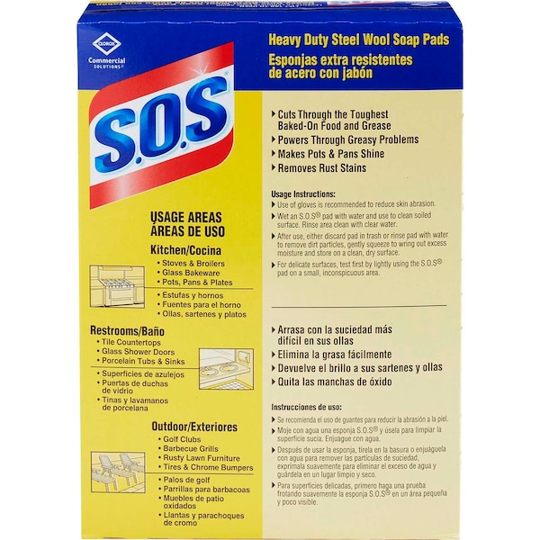 Cloroxpro SOS Commercial Solutions Soap Pads, PK180 - 88320