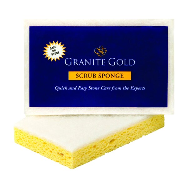 Granite Gold Granite Gold Delicate	 Light Duty Scrubber Sponge For Granite 1 in. L 1 pk - GG0022