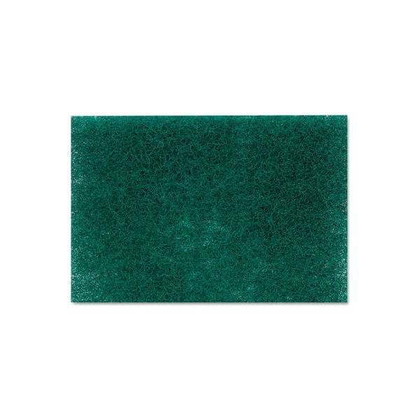 3M Scotch-Brite Commercial Heavy Duty Scouring Pad 86, 6in X 9in, Green, 12/Pack, 3 Packs/Carton - 86CT
