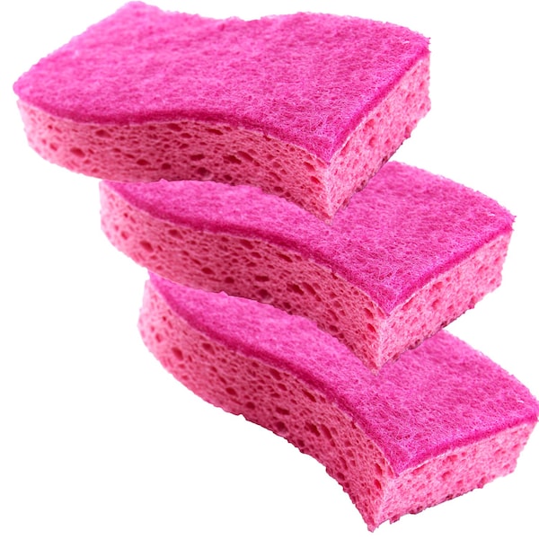 3M Scotch-Brite Delicate	 Light Duty Sponge For Multi-Purpose 4.4 in. L 3 pk - DD-3-8