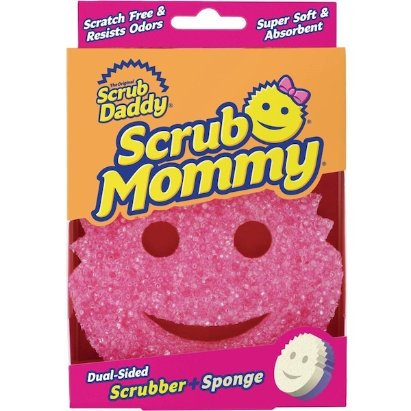 Scrub Mommy 6 In. x 4.125 In. Dual Sided Purple Scrub Sponge - SM24MVP2016