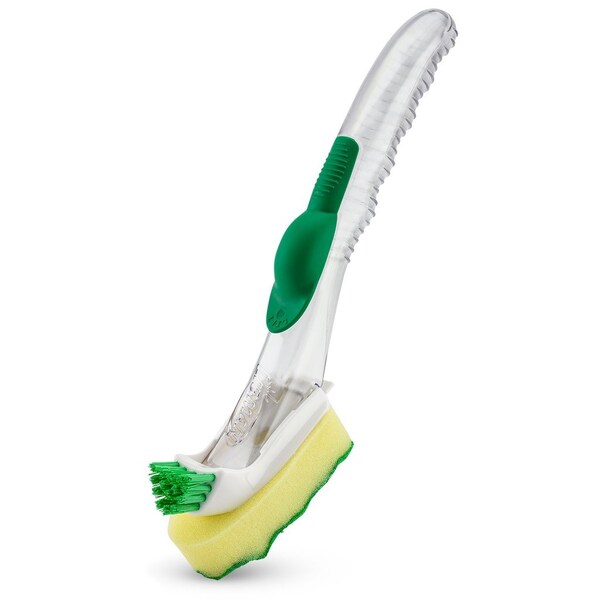 Libman Commercial All Purpose Scrubbing Dish Wand W/ Scrub Brush, 6PK - 1136