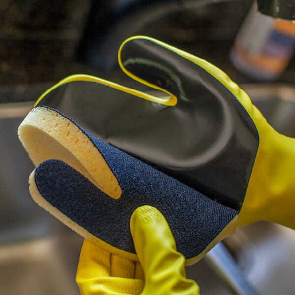 Popular Life Kleen Mitt Reticulated Sponge, Right Hand, OSFM - PL-MS-KMRS-1-RHGL