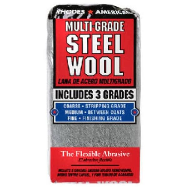 Homax Homax Products 10121114 12 Pack Steel Wool Pad Assorted - 745072