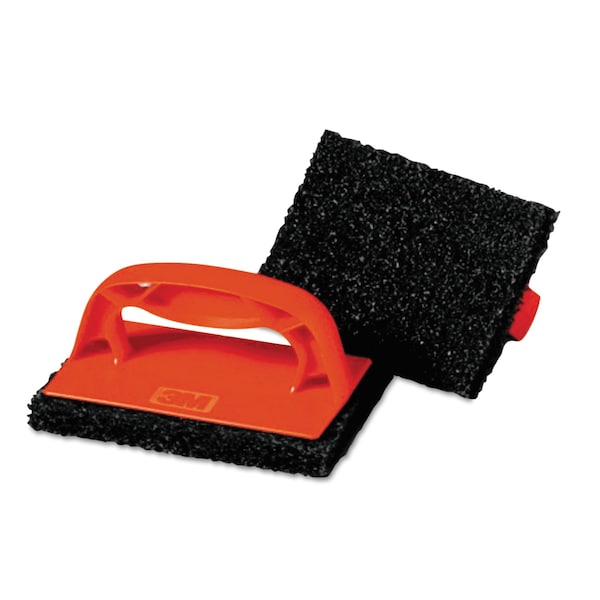 Scotch-Brite Professional Scotchbrick Griddle Scrubber, 4 x 6 x 3, Red/Brown, PK12 - 9537