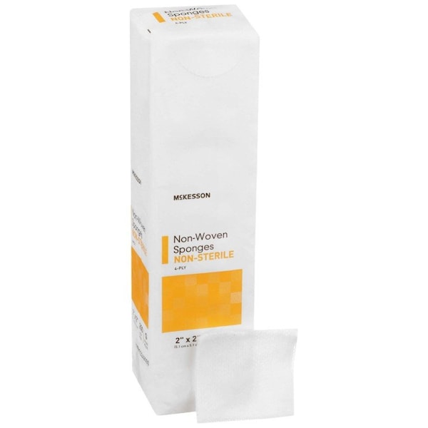 Mckesson NonSterile Nonwoven Sponge, 2 x 2 Inch, 200PK - 92242000