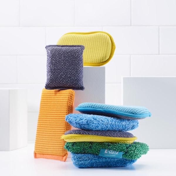 E-Cloth E-Cloth Medium Duty Scrubbing Pads For All Purpose 4-3/4 in. L 2 pk - 10643