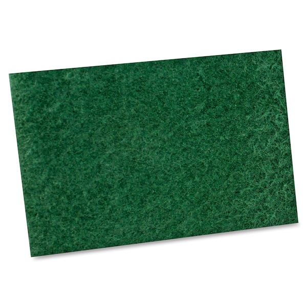 Impact Products Scouring Pad, General-Purpose, 6"Wx9"L, Green, PK 10 - IMP7135B
