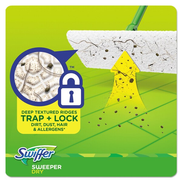 Swiffer Dry Refill Cloths, White, 10.63 in. x 8 in., 32 Cloths, 4PK - 21457