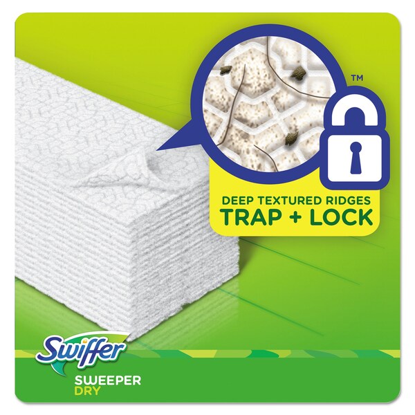Swiffer Dry Refill Cloths, White, 10.63 in. x 8 in., 32 Cloths, 4PK - 21457