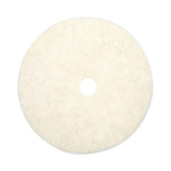 Pinpoint 27 in. Natural Burnishing Floor Pads - White - 5 Count - PI3200194