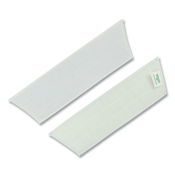 Unger Excella Finishing Pad, Microfiber, 26 in., White, 5PK - UNGEF60F
