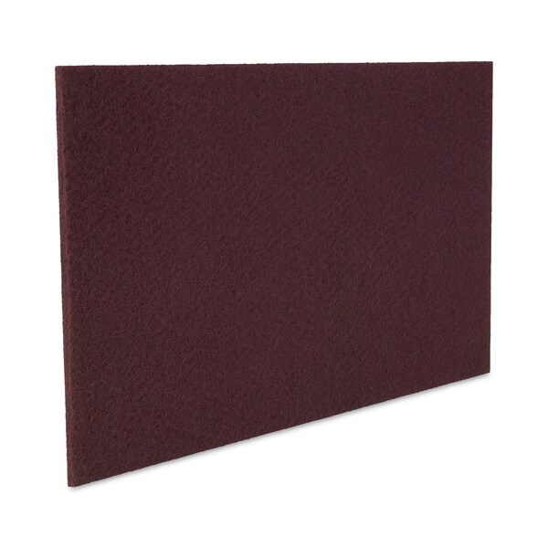 Boardwalk Deep Scrub Pads, 20 x 14, Maroon, 10PK - 7100151258