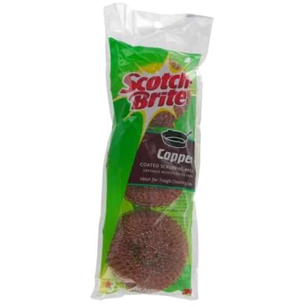 Pinpoint 3 Count Scotch-Brite Copper Coated Scouring Pads, 3PK - PI4938
