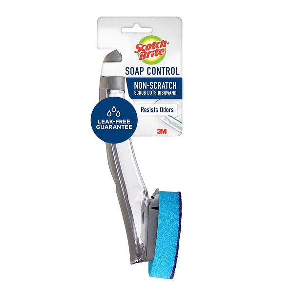 Scotch-Brite Non-Scratch Dish Wand, 11 1/4 in L, Blue - 451A-4
