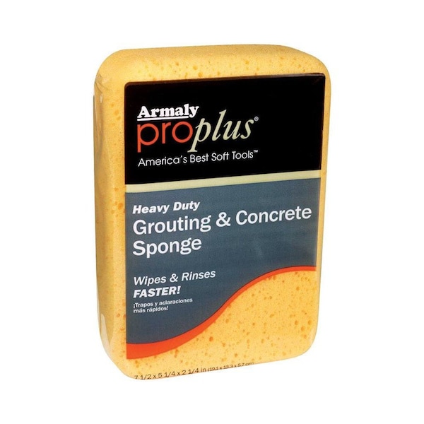 Armaly Armaly ProPlus Heavy Duty Sponge For Grout & Concrete 7-1/2 in. L 1 pc - 00603