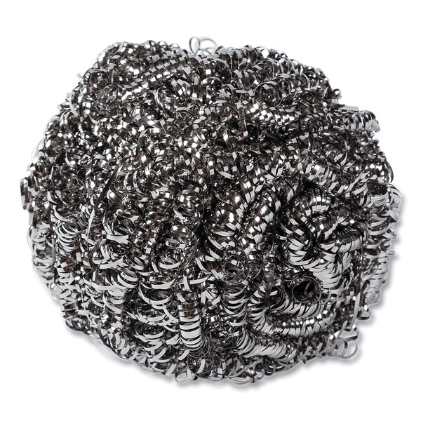 Amercareroyal Large Stainless Steel Sponge, Polybagged, 1.75 oz, PK72 - RPP S775/6
