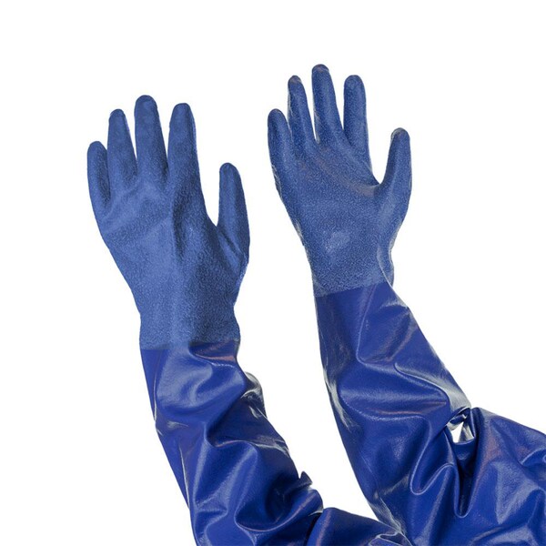 Kleen Handler Kleen Mitt Nitrile Gloves, Blue, X-Large, PR - KH-MS-KMNG-XL-BL