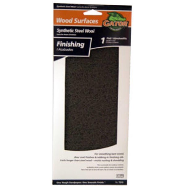 Gator Finishing 7319 Wood Finishing Pad - Gray - 839587