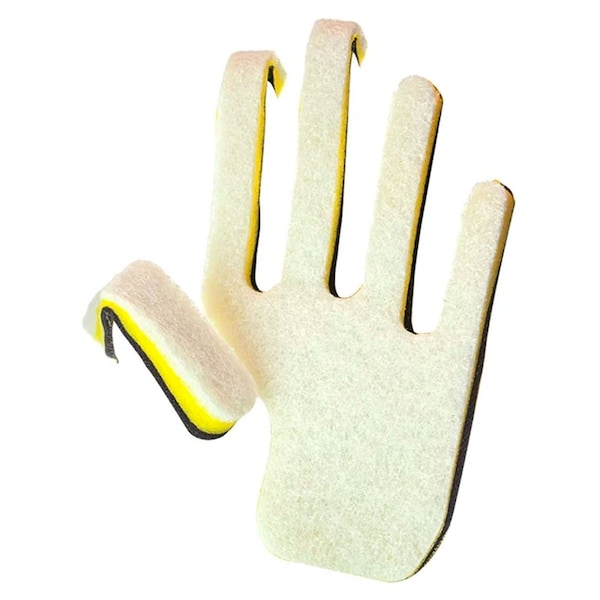 Popular Life Kleen Mitt Glove Refill, Fine Grade Scouring Pads, White Left Hand - PL-MS-KMWG-8-LHRF-36