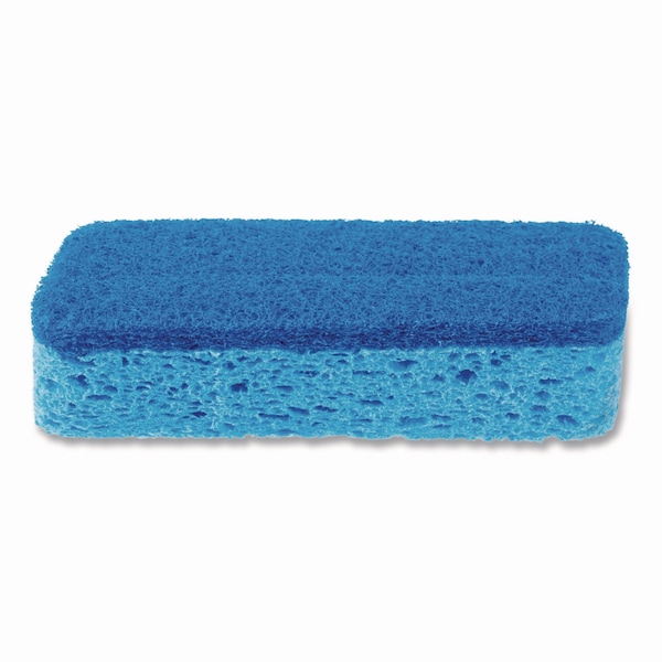 S.O.S. All Surface Scrubber Sponge, 2.5 x 4.5, 0.9 in. Thick, Dark Blue, PK12, 12PK - 91017