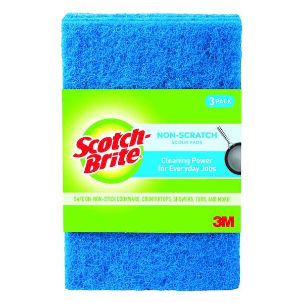 Scotch-Brite Scotch-Brite Non-Scratch Scouring Pad For Multi-Purpose 6 in. L 3 pk - 623-10