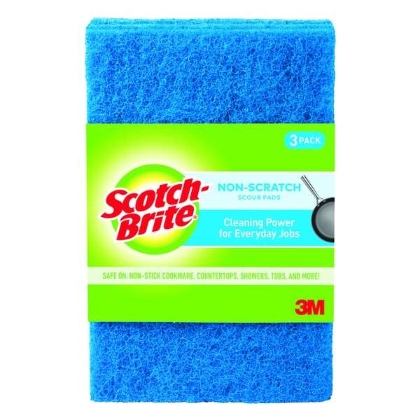 Scotch-Brite Scotch-Brite Non-Scratch Scouring Pad For Multi-Purpose 6 in. L 3 pk - 623-10