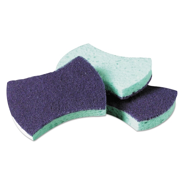 Scotch-Brite Professional Power Sponge #3000, 2 4/5 x 4 1/2, Blue/Teal, PK20 - 3000