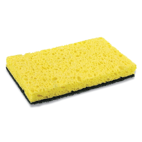 Amercareroyal Heavy-Duty Scrubbing Sponge, Yellow/Green, PK20 - RPP S740C/20
