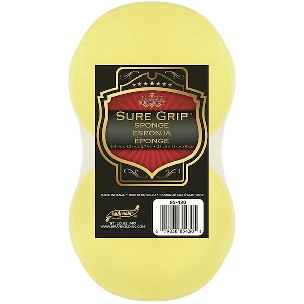 Sm Arnold Sure Grip Sponge, 8-1/2 in L, 4-1/2 in W, 2.7 in Thick, Polyether - 85-430