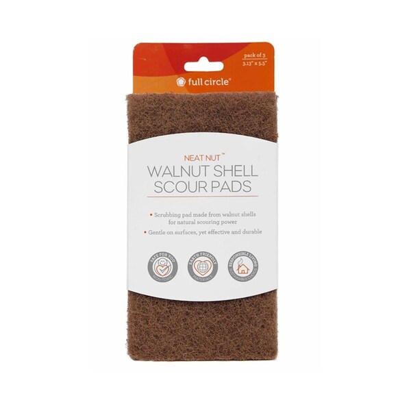 Neat Nut Full Circle  Medium Duty Scouring Pad For Multi-Purpose 5.5 in. L , 3PK - FC13213