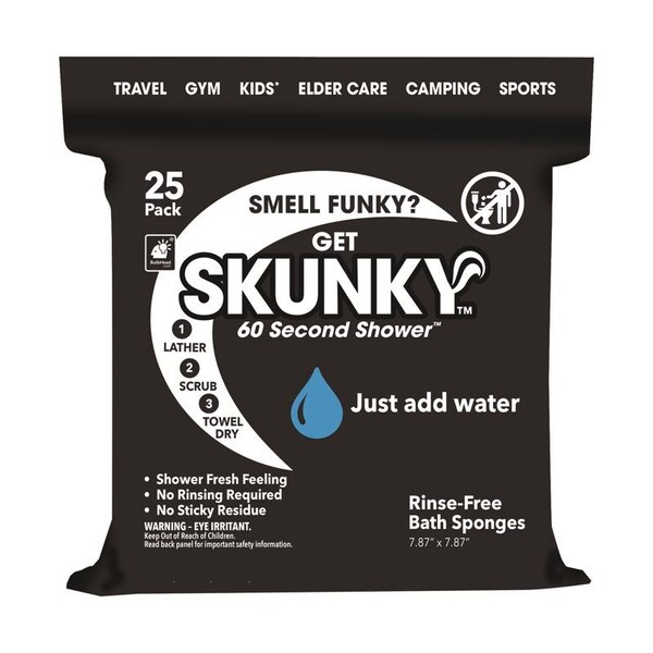 Bulbhead BulbHead Skunky Rinse Free Bath Sponges 25 pk - 17503-8