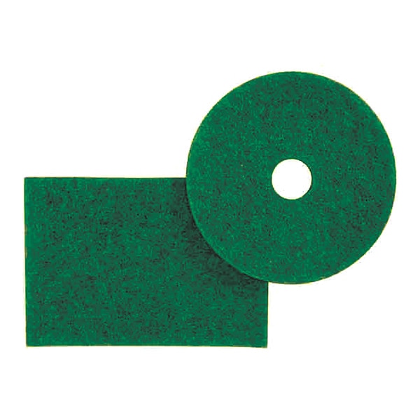 3M Scrubbing Pad 5400N, 13", Green, PK5 - 5400N 581