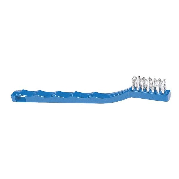 Tough Guy Wire Scratch Brush, 7 in, 1 1/2 in trim, 1/2 in bristle length, 3x7 Rows, Plastic, 5 Pack - 1VAG2
