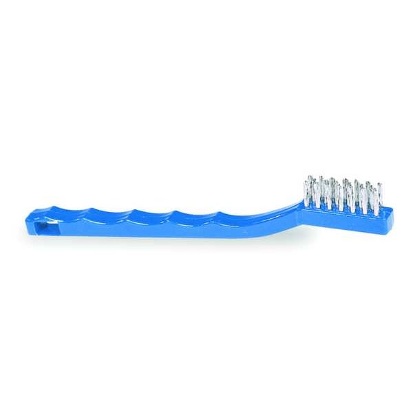 Tough Guy Wire Scratch Brush, 7 in, 1 1/2 in trim, 1/2 in bristle length, 3x7 Rows, Plastic, 5 Pack - 1VAG2