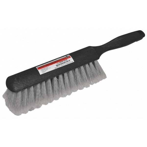 Tough Guy 2 in W Duster Brush, Soft, 13 in L Handle, 8 1/2 in L Brush, Gray, Plastic, 13 in L Overall - 400F93