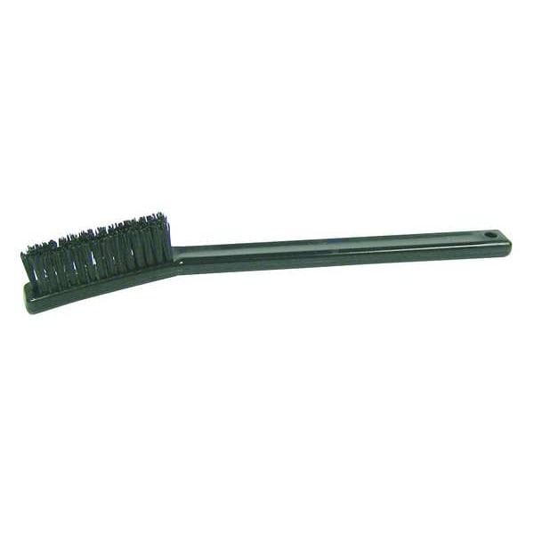 Tough Guy Scratch Brush, 6 1/2 in L Handle, 1 7/8 in L Brush, Black, Plastic, 6 1/2 in L Overall, 5 PK - 1VAG4