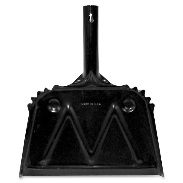 Impact Products Dust Pans, Heavy-duty, 20-Gauge Steel, 12"x14" BK, PK 12 - IMP4212CT