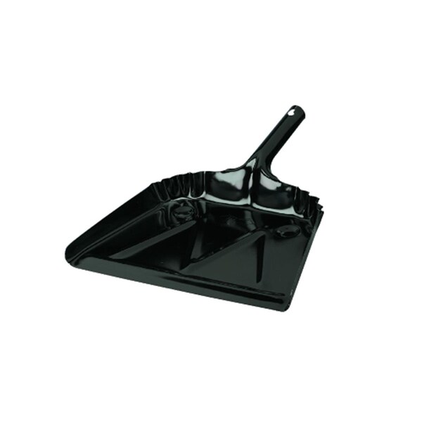 Tool Time 16 Inch Metal Dust Pan - Black - TO2444109
