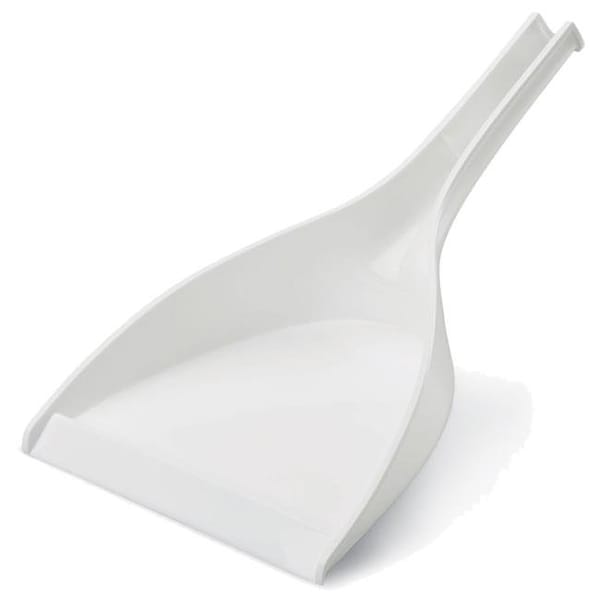 Swivel 10 in. Dust Pan  White- pack of 12 - SW963473